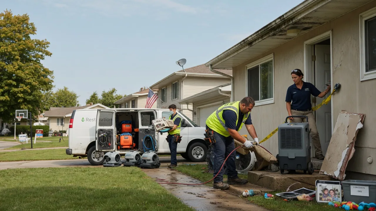 Water Damage Restoration in Long Point, IL near me